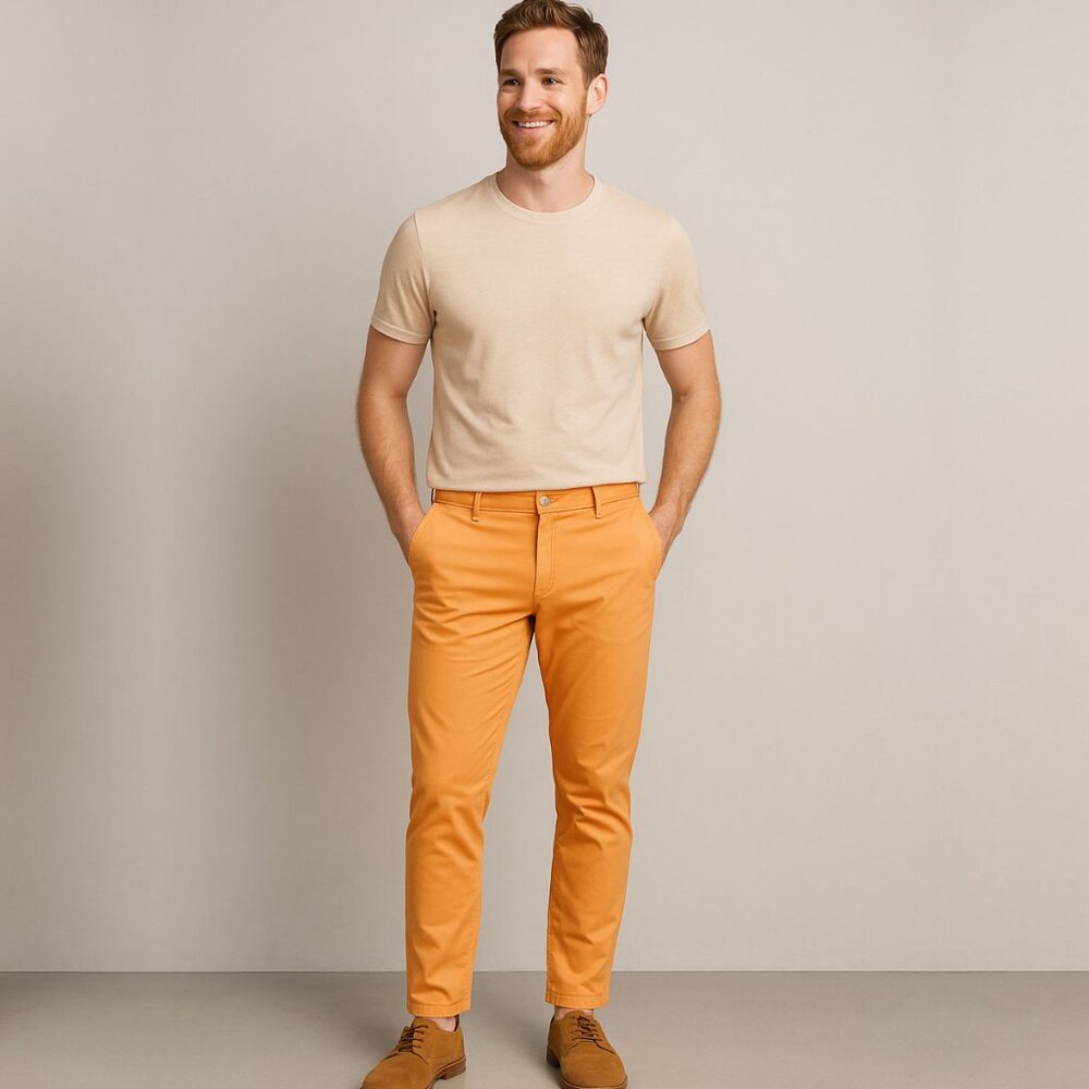 Jos. A. Bank Men's Coral Summer Slim Fit Chino Pant - Size 32 x 30 - NWT